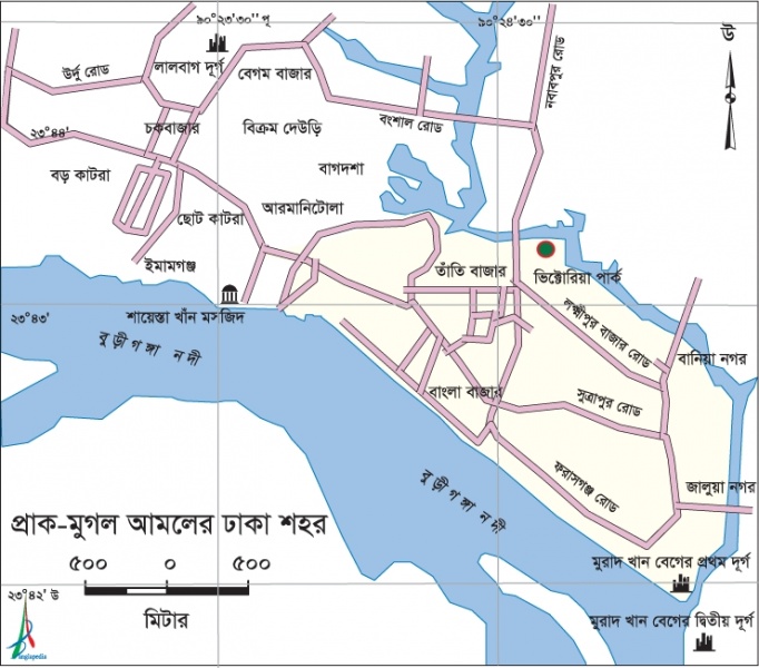 চিত্র:DhakaPreMughal.jpg